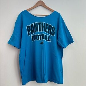 Carolina Panthers NFL Destroyed off the shoulder Tee